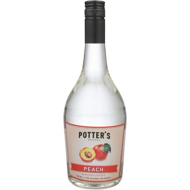 Potter's Peach Schnapps Liqueur