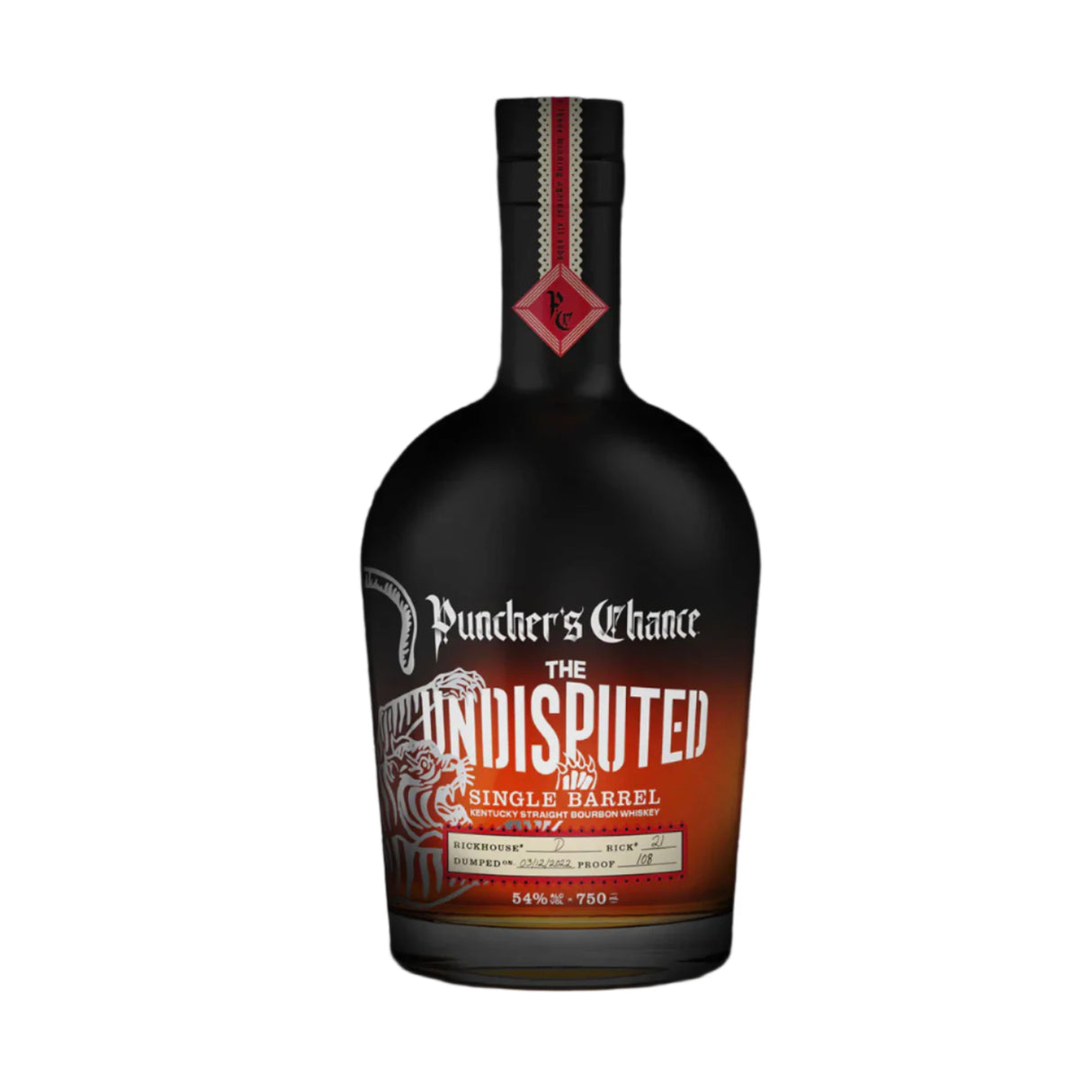 Puncher's Chance Straight Bourbon The Undisputed Single Barrel Whiskey