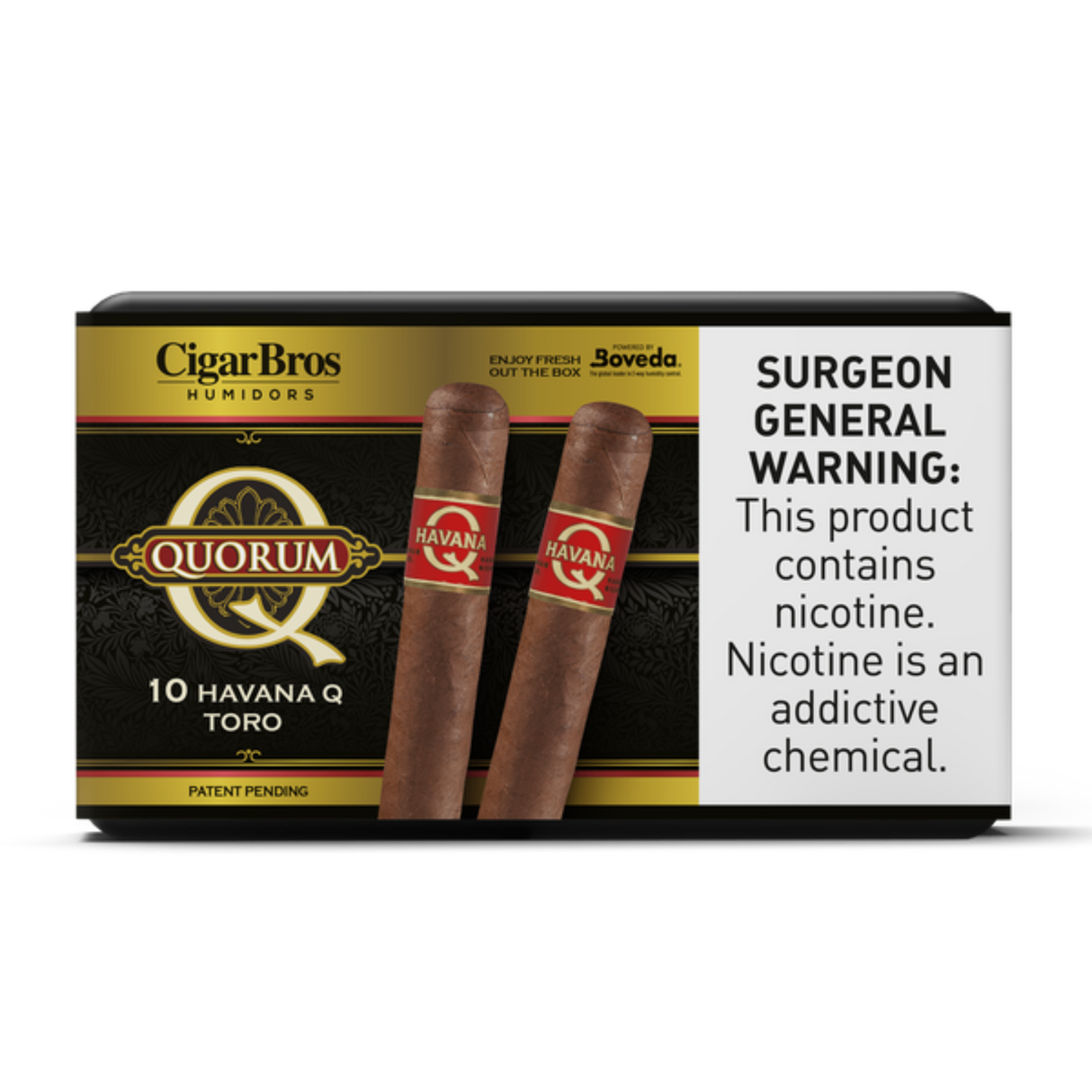 Quorum Havana Q 6x50 - 10 Pack (Toro Ecuadorian Habano Medium-Bodied) by CigarBros-1