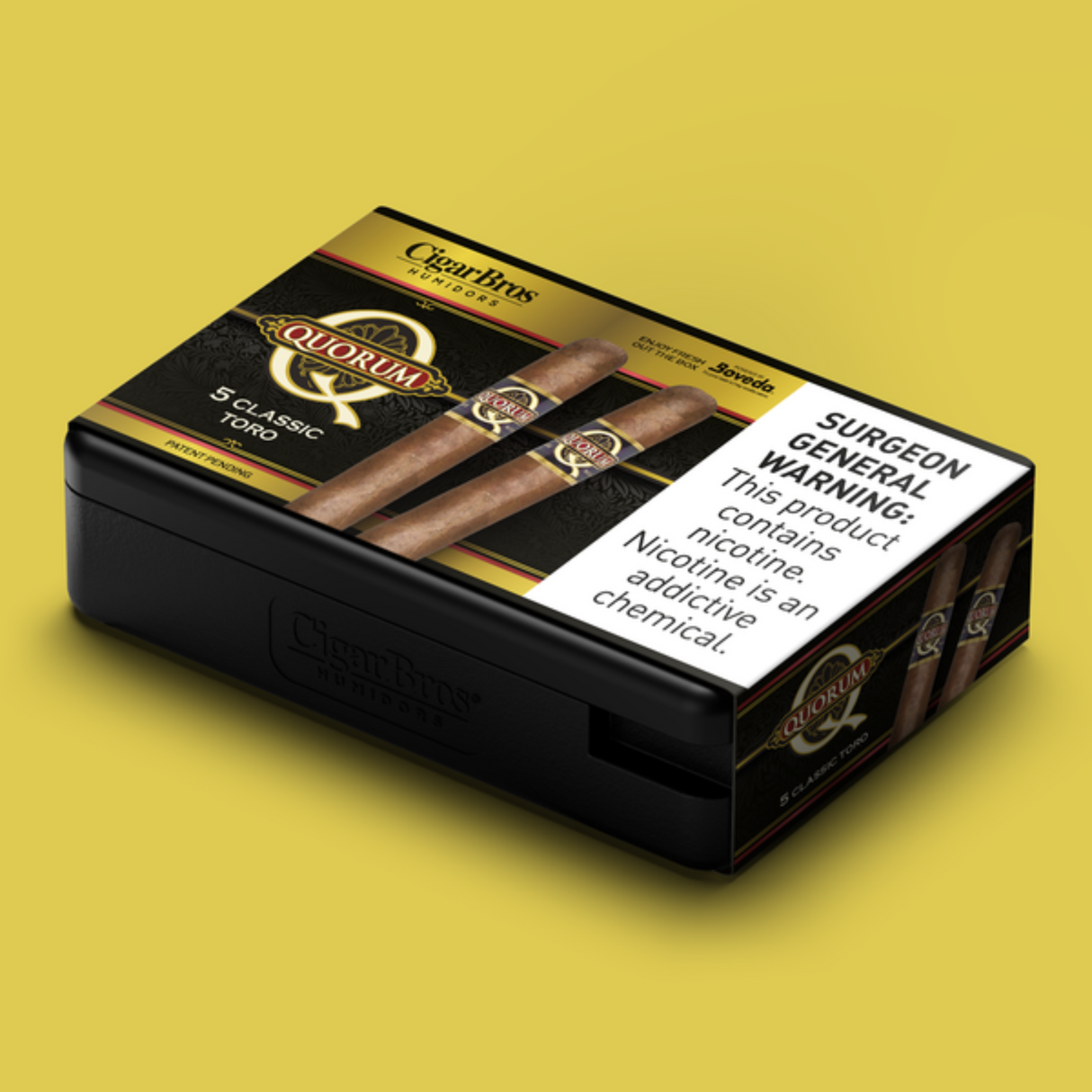 Quorum Toro Classic 6x50 - 5 Pack (Ecuadorian Sumatra Medium-Bodied) by CigarBros-8