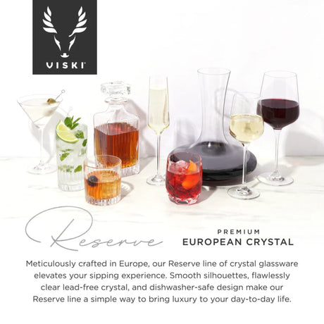 Reserve European Crystal Wine Decanter-8