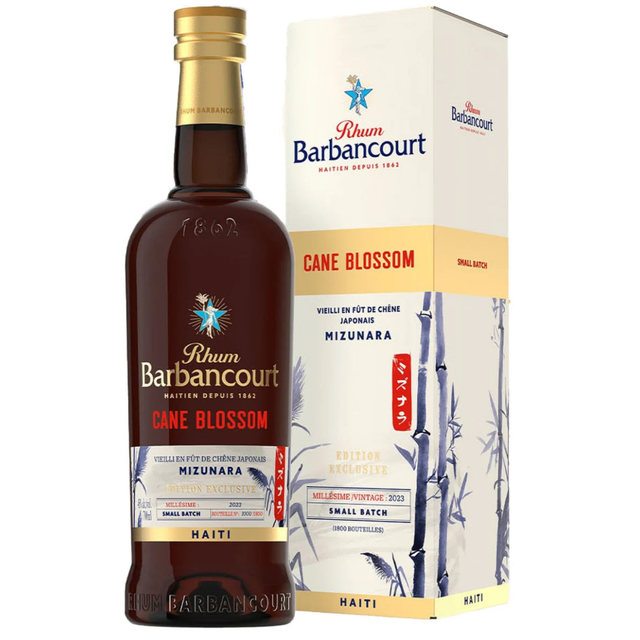 Rhum Barbancourt Gold Rum Cane Blossom Mizunara Exclusive Edition