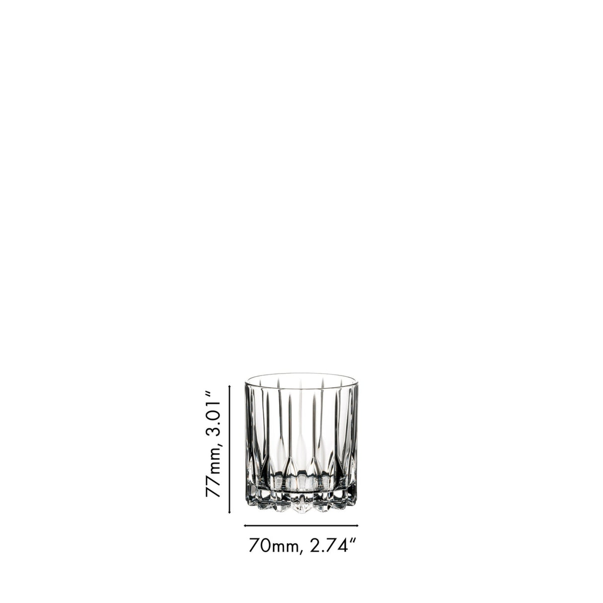 Riedel Rocks Glass Retail Drink Specific Glassware (6417/01) | Two Pack-3