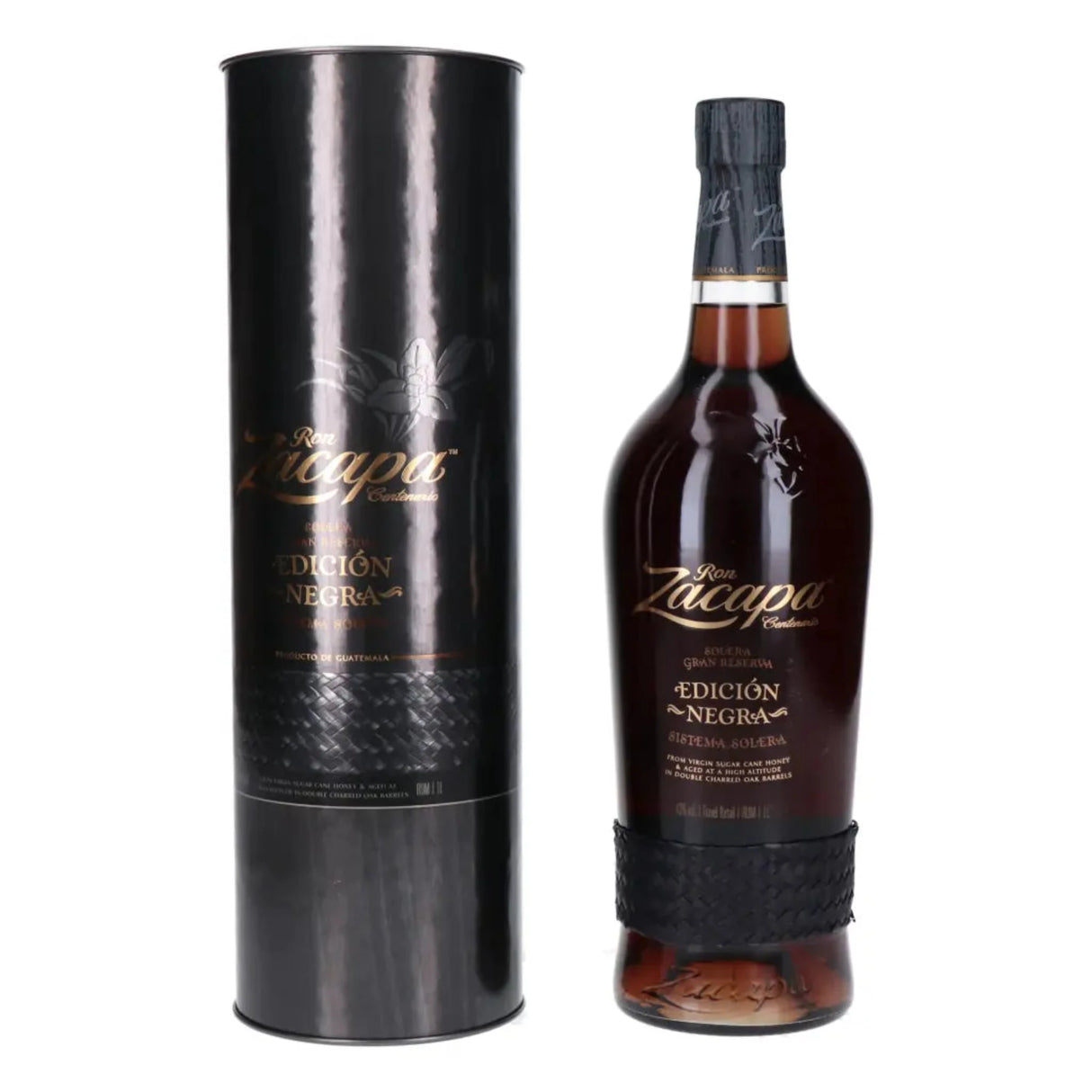 Ron Zacapa Aged Rum Centenario Edicion Negra Solera Gran Reserva