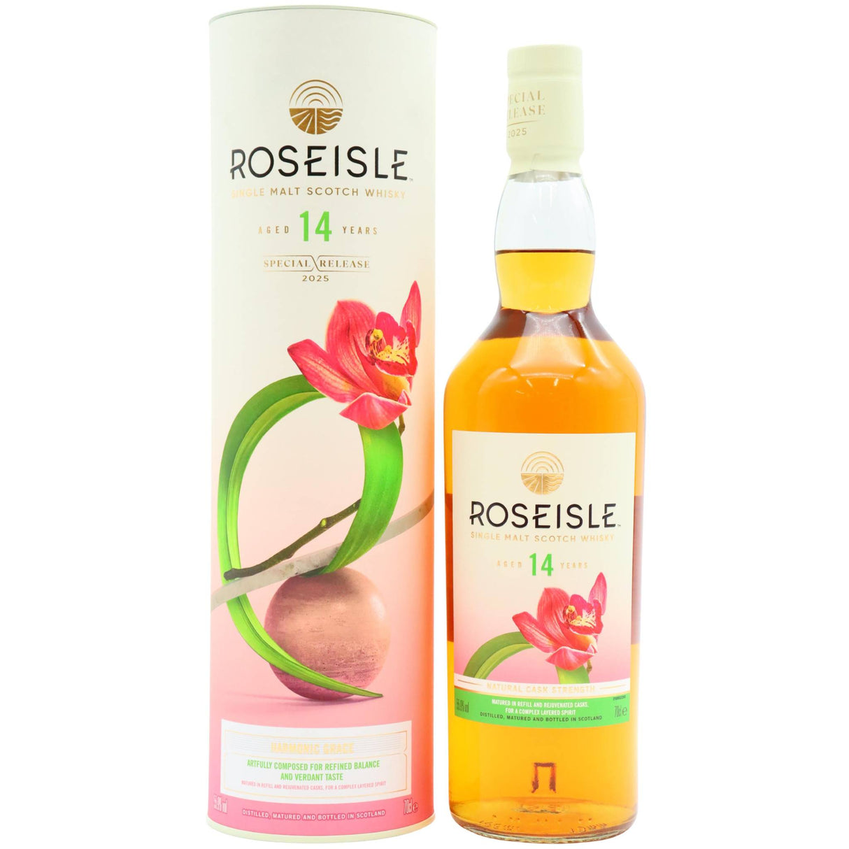 Roseisle 14 Year Single Malt Scotch Whiskey - Natural Cask Strength