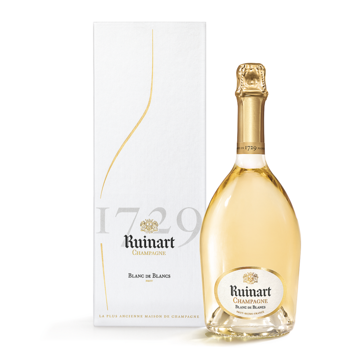 Ruinart Champagne Brut Blanc De Blancs W/ Second Skin Gift Box