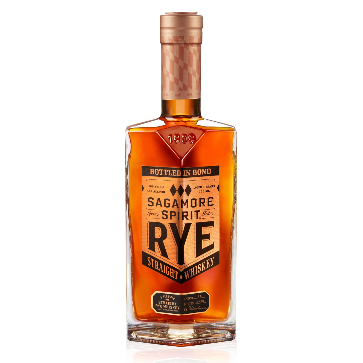 Sagamore Rye Whiskey Strength Bottle In Bond