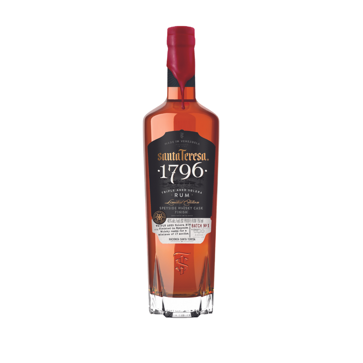 Santa Teresa Dark Rum 1796 Triple Aged Solera Limited Edition