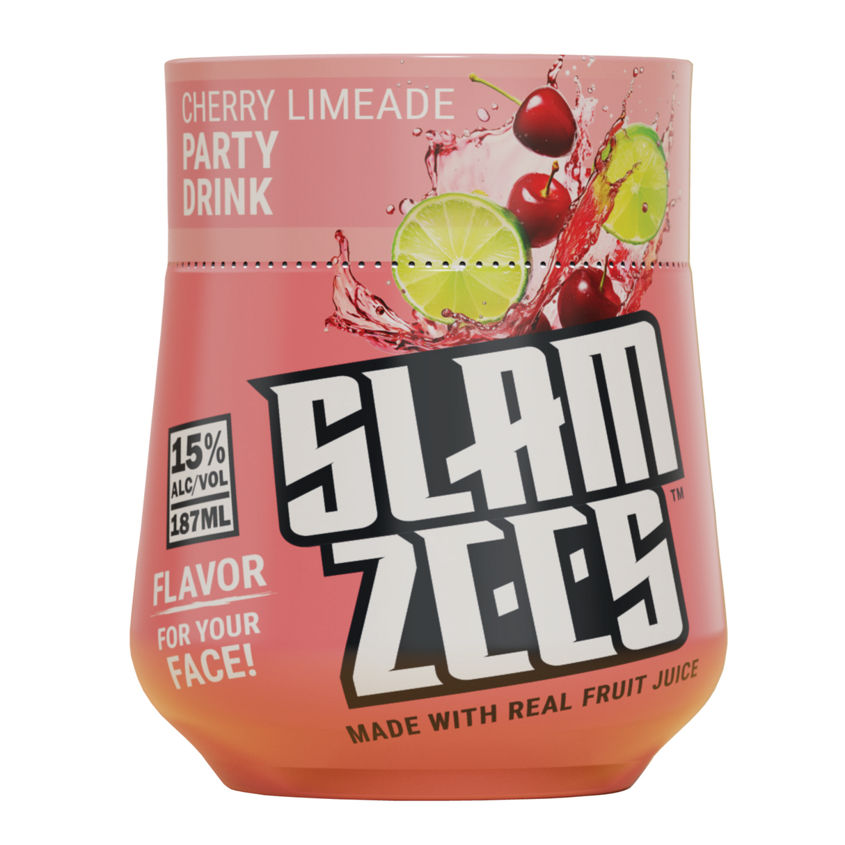 SlamZees Cherry Limeade - PET Bottle