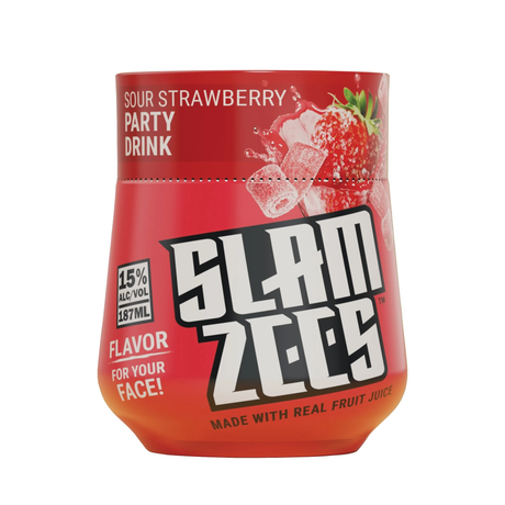 SlamZees Sour Strawberry - PET Bottle