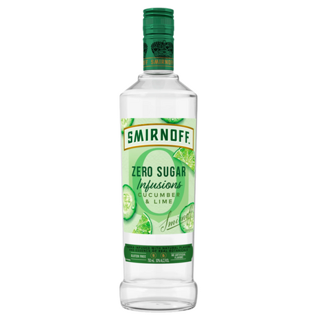 Smirnoff Cucumber & Lime Flavored Vodka Zero Sugar Infusions