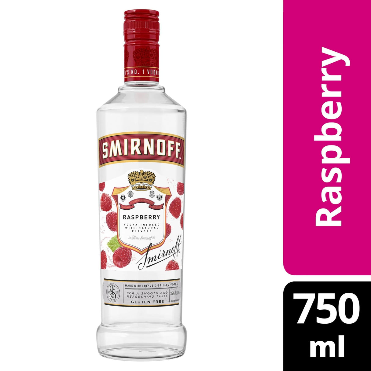 Smirnoff Vodka Raspberry Flavored