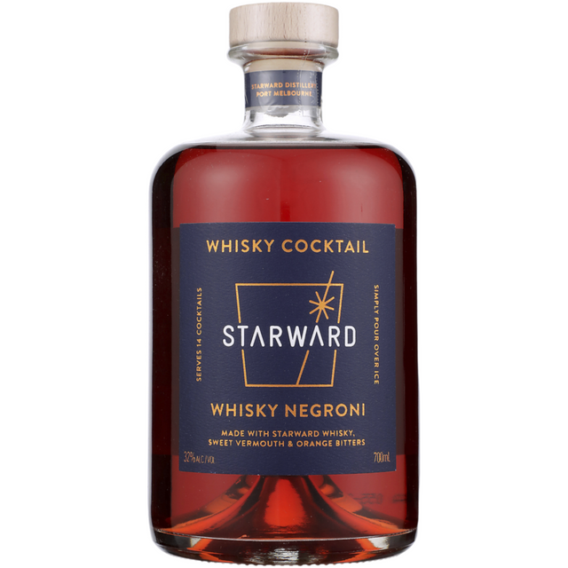 Starward Whiskey Negroni Cocktail