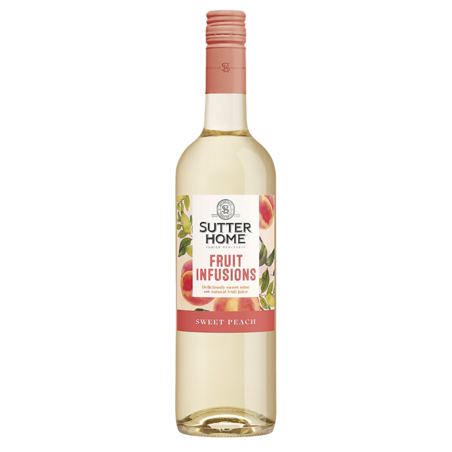 Sutter Home Fruit Infusions Sweet Peach Flavored Wine Liquor Geeks