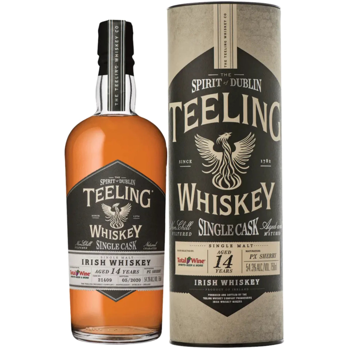 Teeling Single Malt Irish Whiskey Single Cask Px Sherry Cask 14 Year