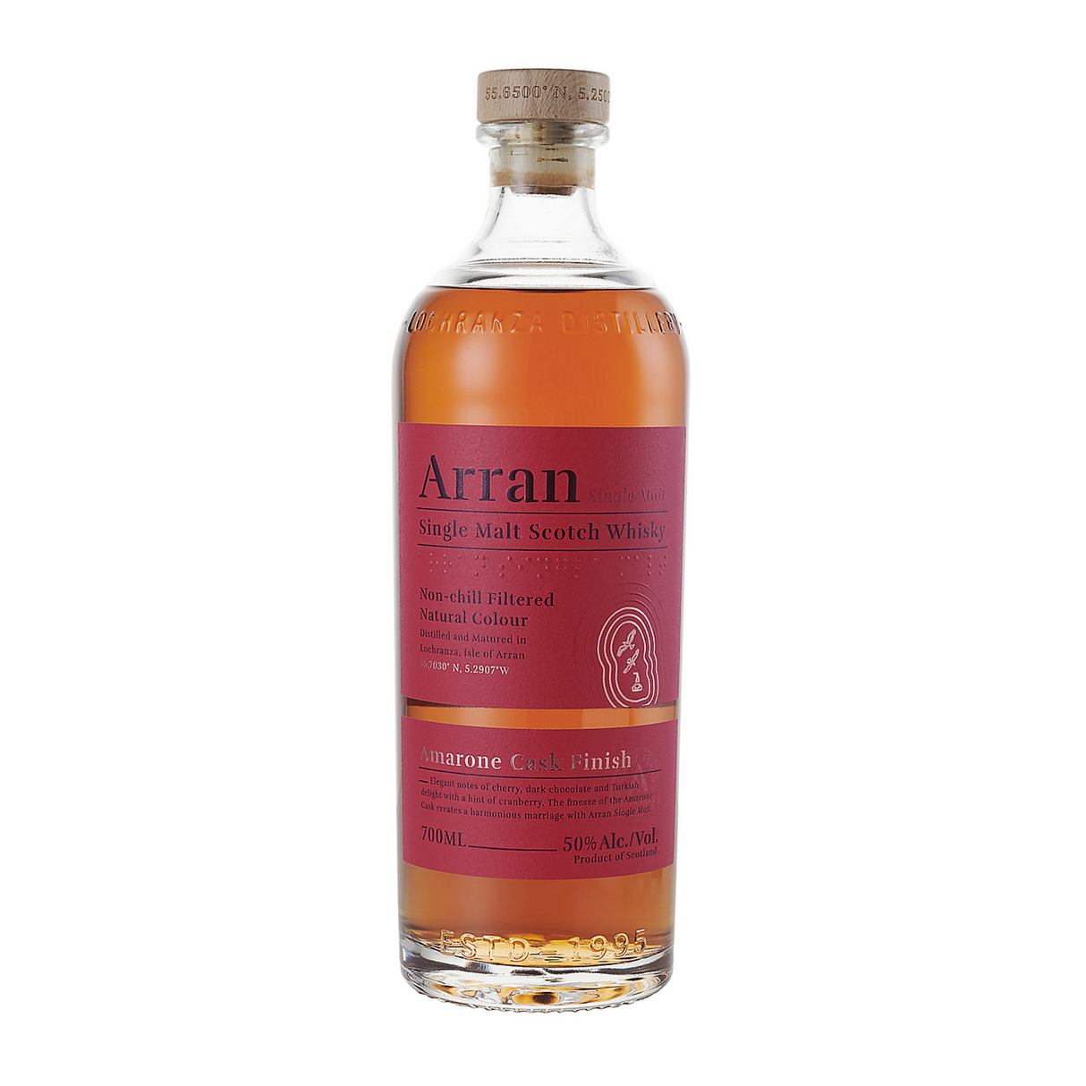 The Arran Malt Single Malt Scotch Amarone Cask Finish Whiskey