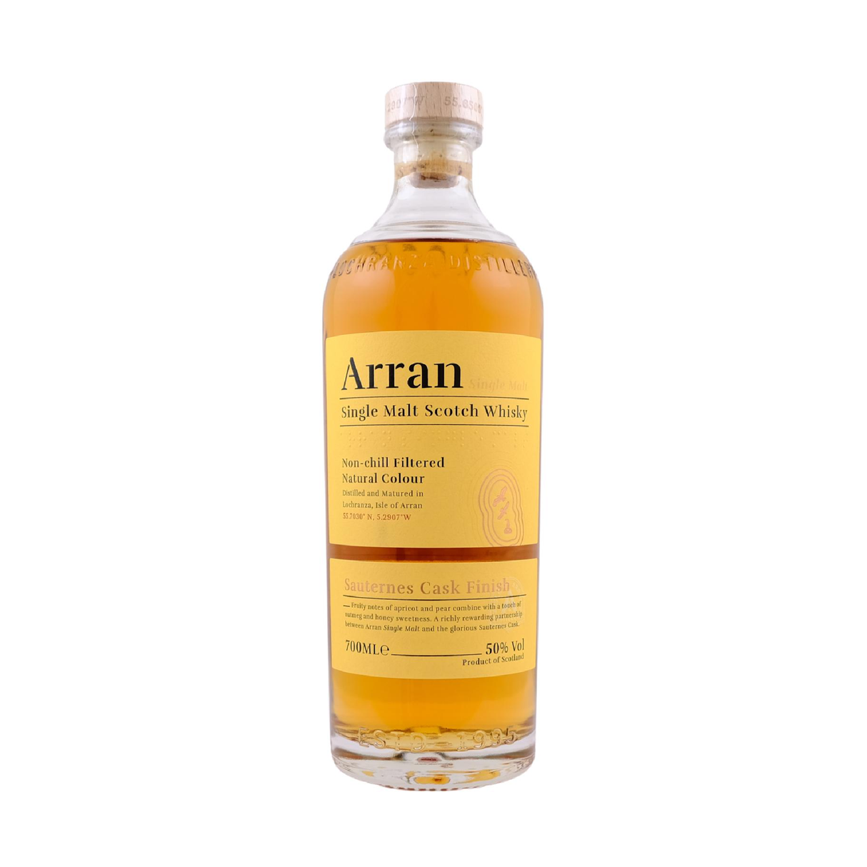 The Arran Malt Single Malt Scotch Sauternes Cask Finish Whiskey