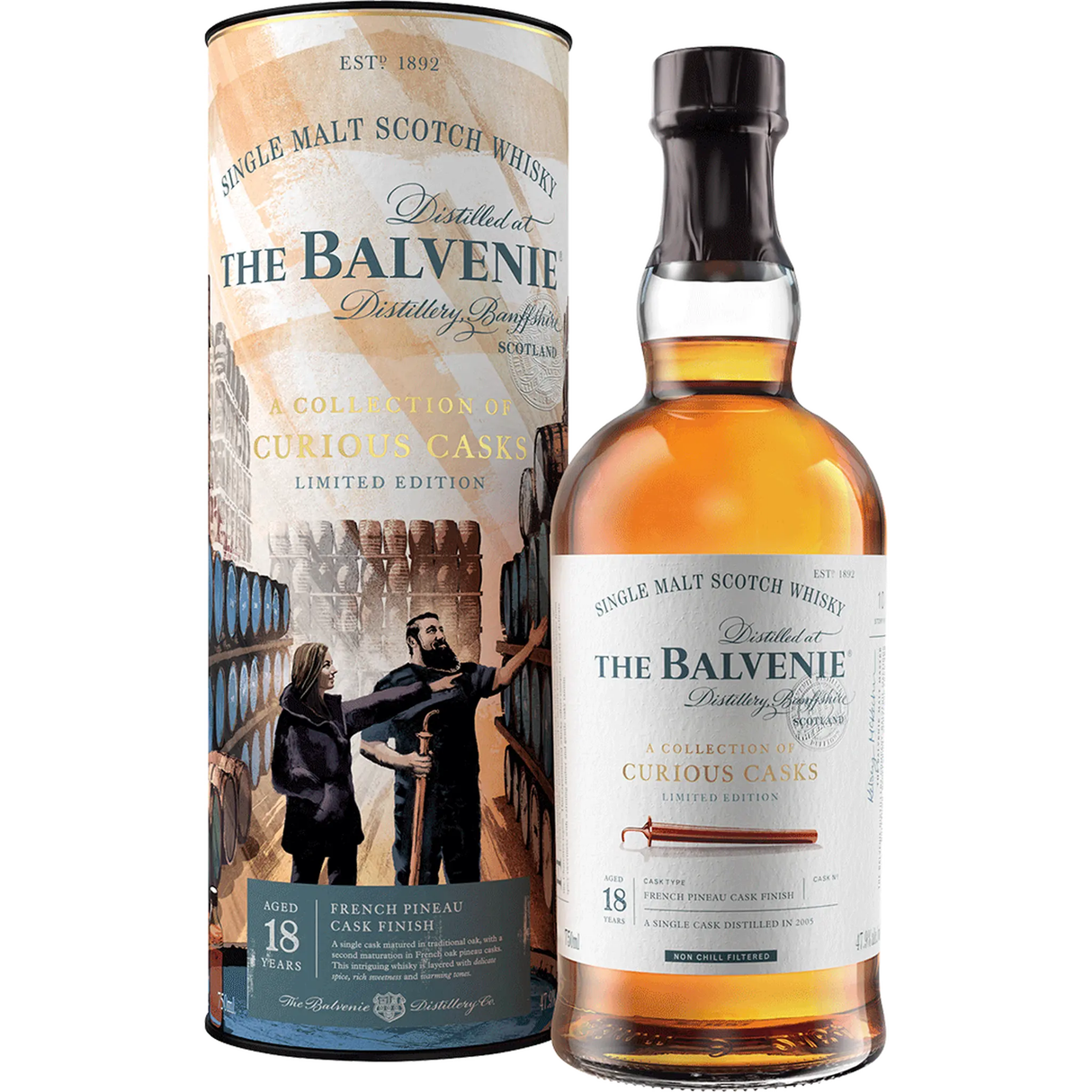 The Balvenie French Pineau Cask 18 Year Single Malt Scotch Whiskey