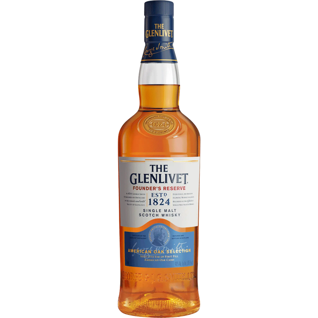 The Glenlivet Single Malt Scotch Founder's Reserve Whiskey