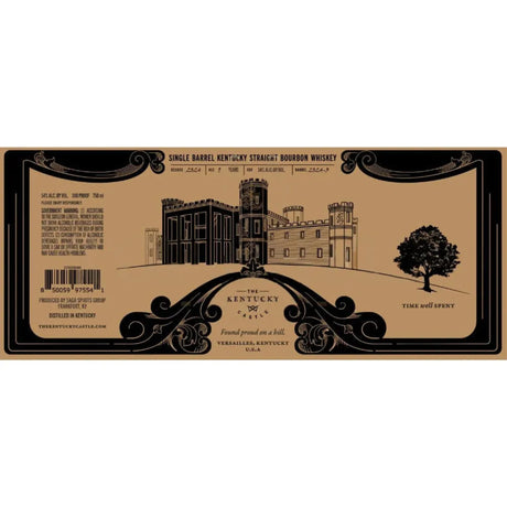 The Kentucky Castle Single Barrel Straight Bourbon Whiskey – 9 Year Barrel 2024-3