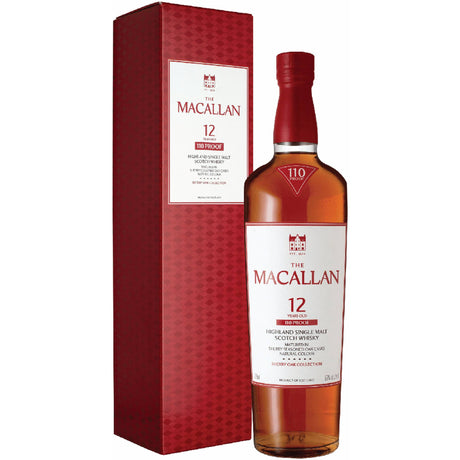 The Macallan 12 Years Old Sherry Oak Highland Single Malt Scotch Whiskey