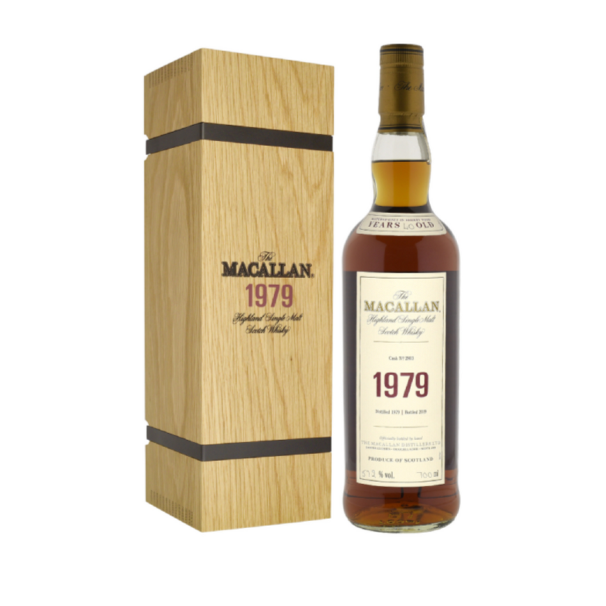 The Macallan Fine & Rare 1979 Vintage, Cask 2803 Single Malt Scotch Whiskey