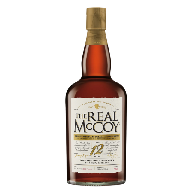 The Real Mccoy Aged Rum Prohibition Tradition 12 Year