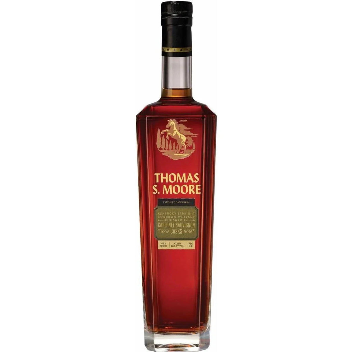 Thomas S. Moore Straight Bourbon Extended Cask Finish Cabernet Sauvignon Casks Whiskey