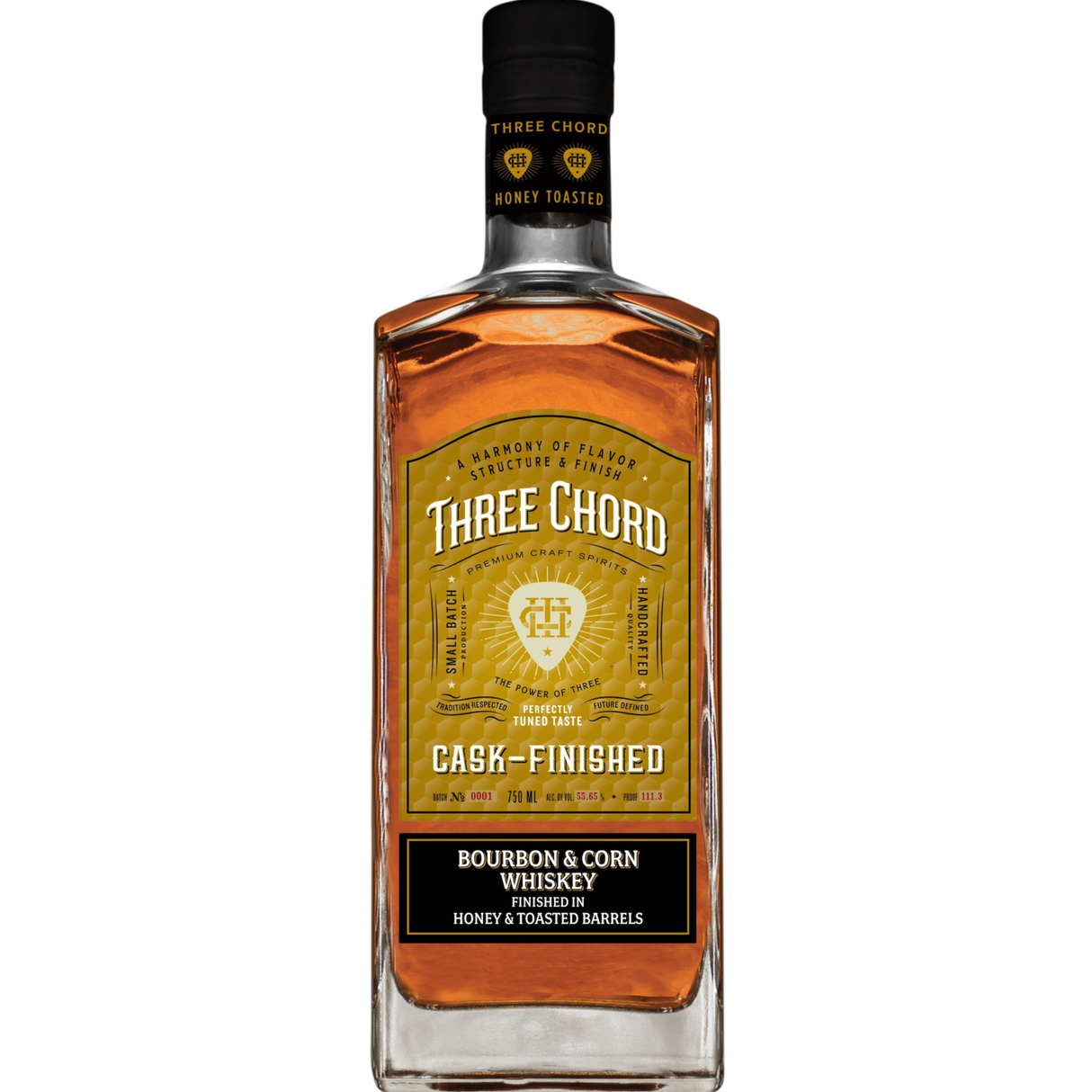 Three Chord Bourbon Honey Finish Whiskey