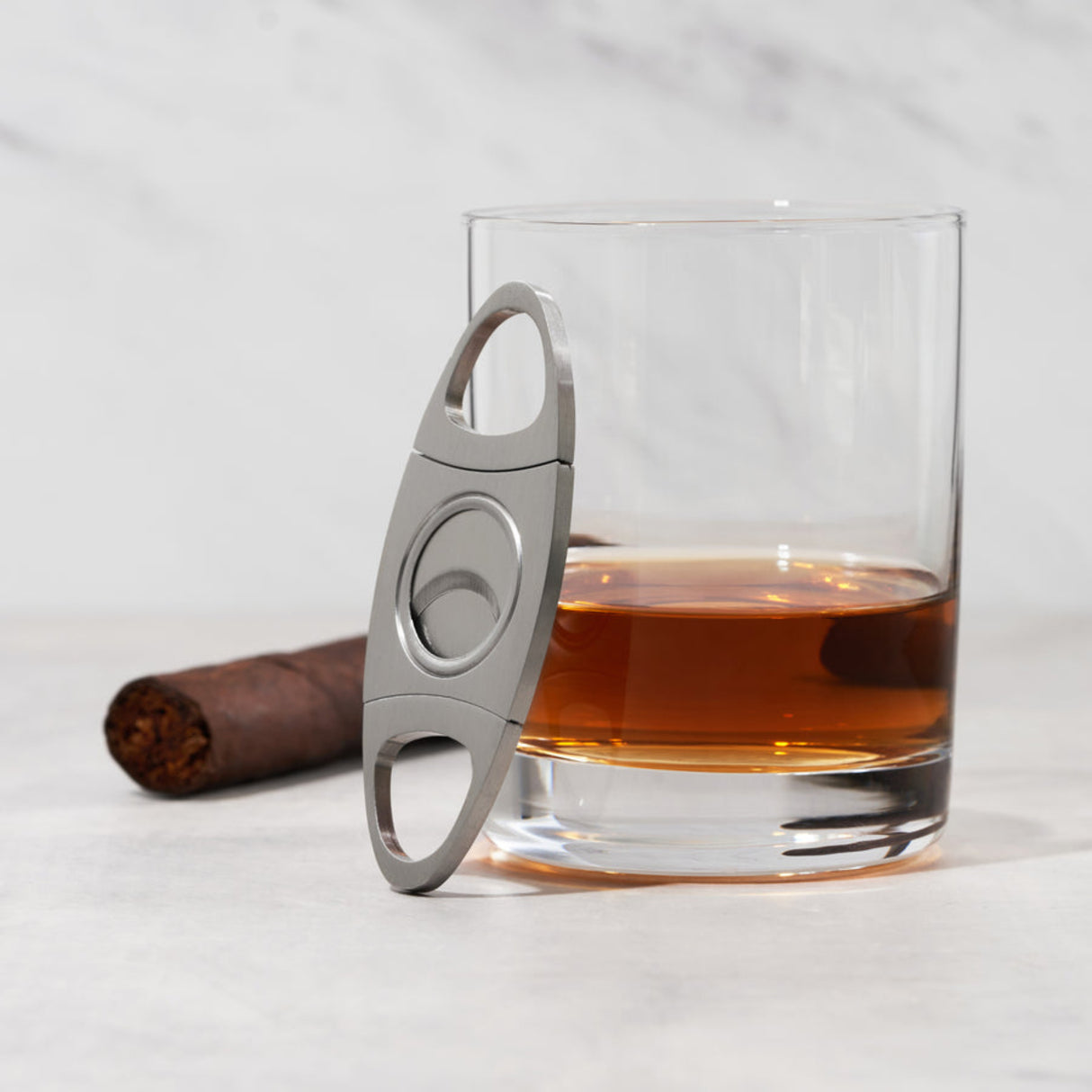 True Escudo Superior Stainless Steel Guillotine Cigar Cutter-3
