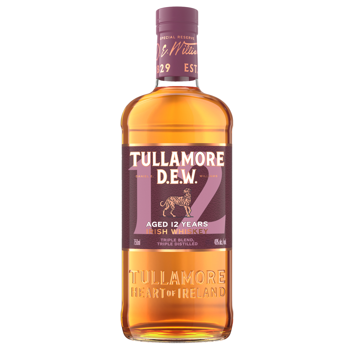 Tullamore Dew 12 Year Old Irish Whiskey