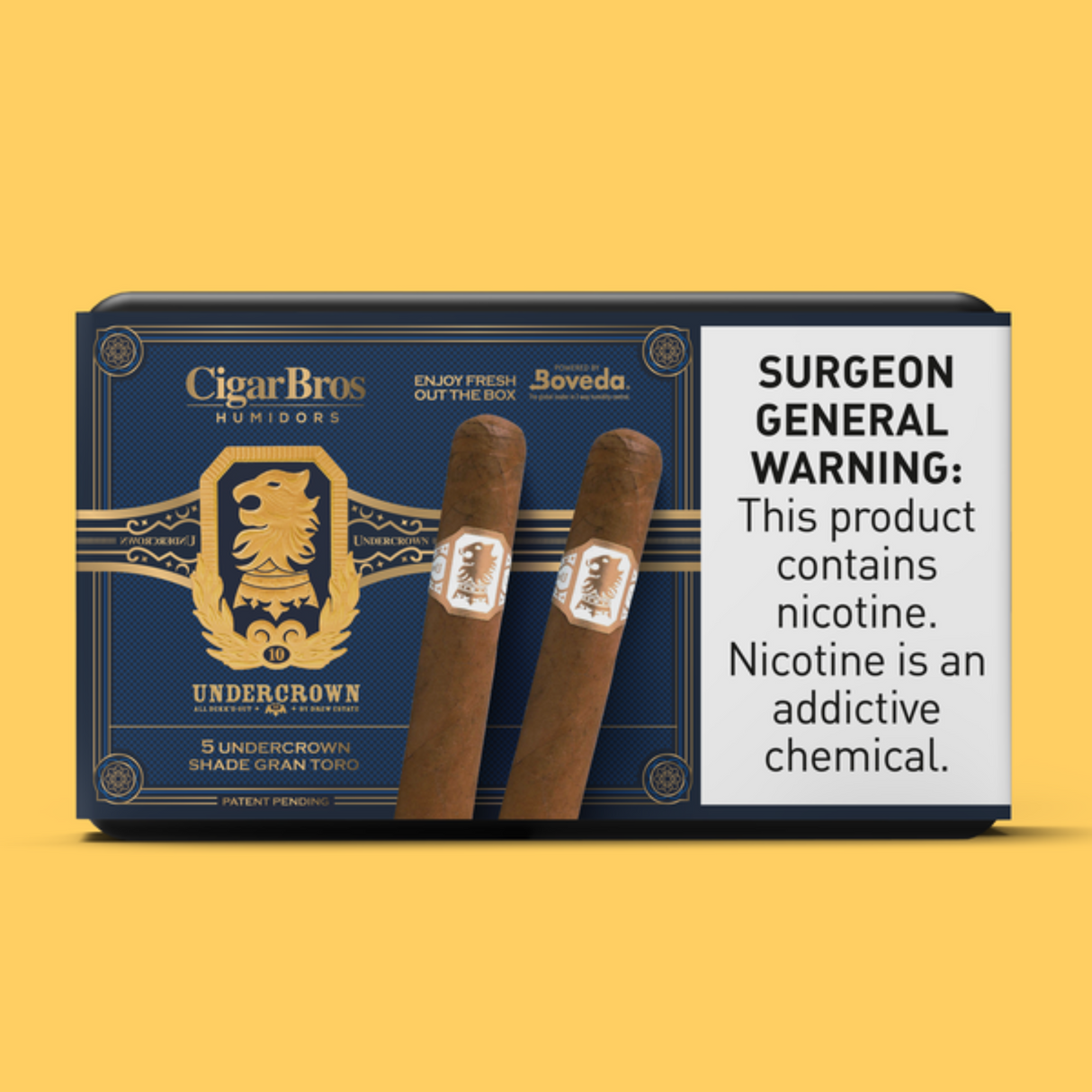 UnderCrown Shade Gran Toro 6x52 - 5 Pack (Ecuadorian Connecticut Mild-Medium-Bodied) by CigarBros