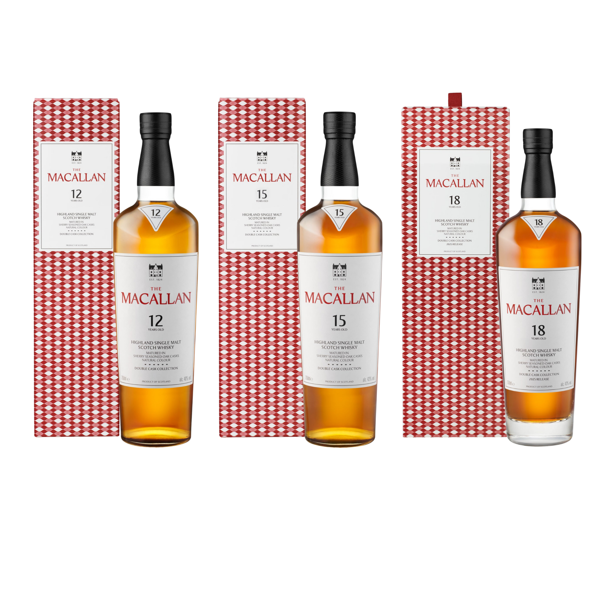 The Macallan Double Cask 12 15 18 Year Trio | Liquor Geeks
