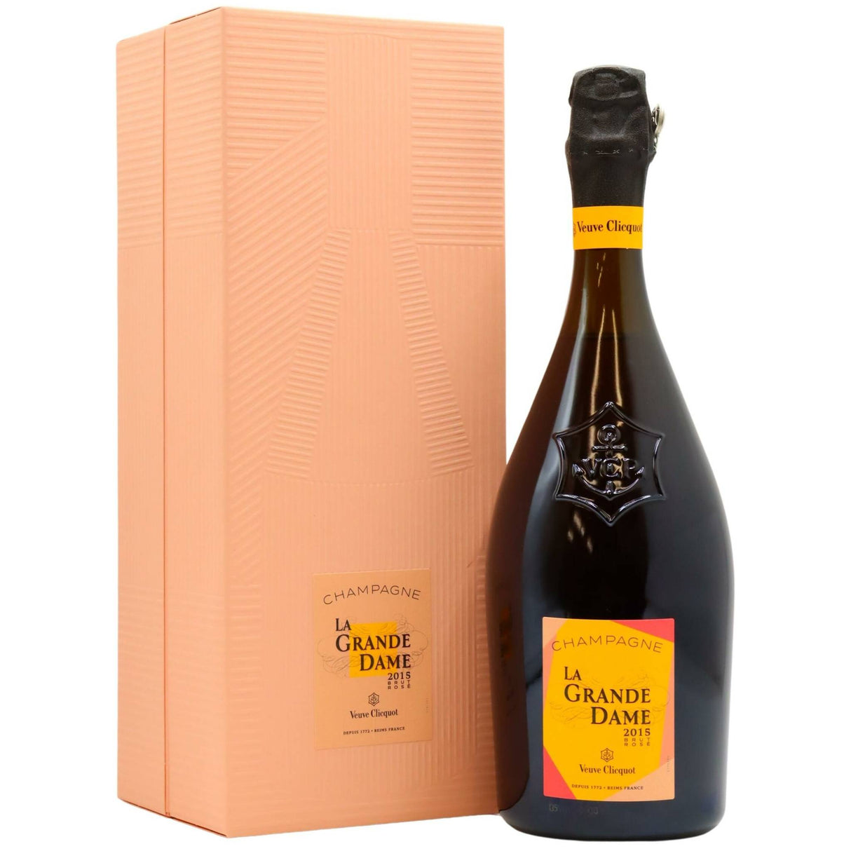 Veuve Clicquot Champagne Brut Rose La Grande Dame 2015 W/ Gift Box