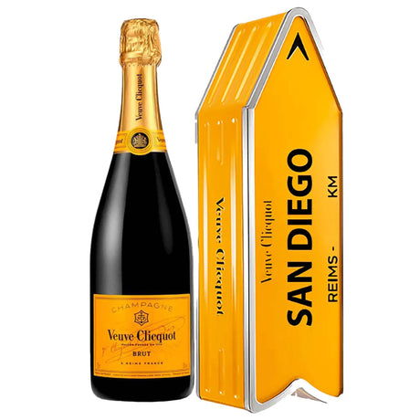 Veuve Clicquot Champagne Brut W/ San Diego Arrow Gift Box