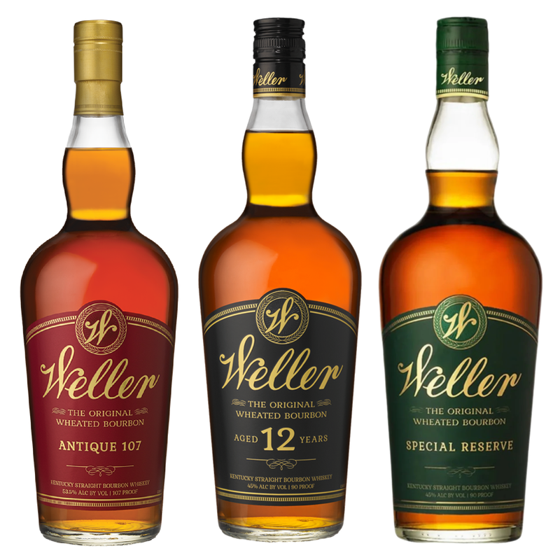 W.L. Weller Antique 107 / 12 Year / Reserve Set | Liquor Geeks