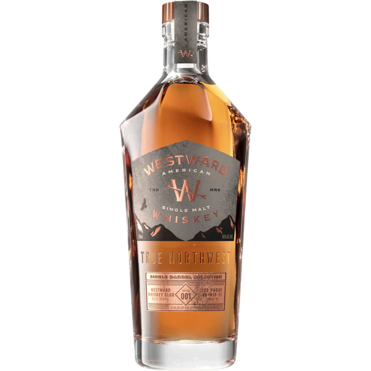 Westward American Single Malt Whiskey Single Barrel Selection