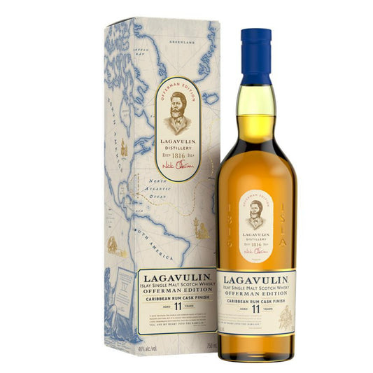 Lagavulin Offerman Edition 11 Year Caribbean Rum Cask Finish Single Malt Scotch Whisky
