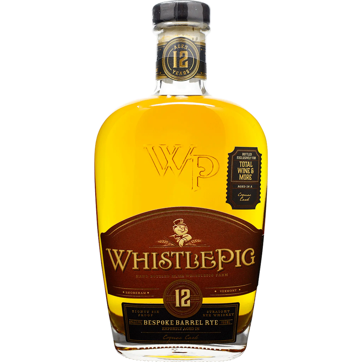 WhistlePig 12 Year Old Bespoke Blend Straight Rye Whiskey