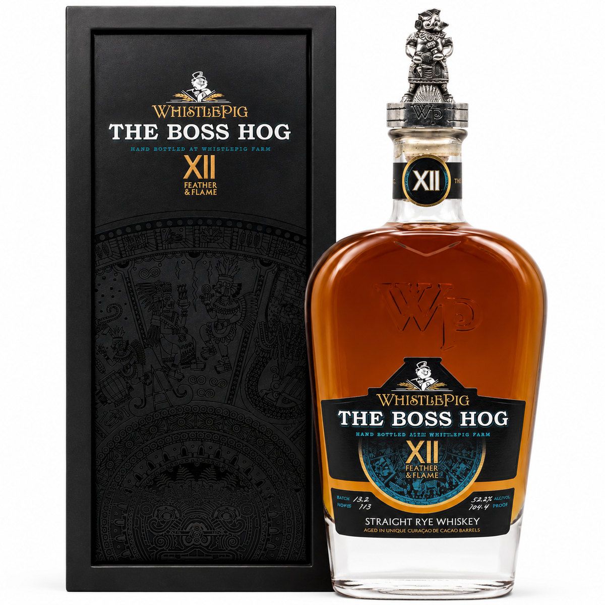 WhistlePig The Boss Hog XII Feather & Flame Straight Rye Whiskey 107.2 Proof