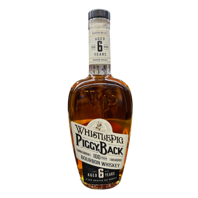 Whistlepig Bourbon Piggyback In New American Oak Barrels 6 Year Whiskey