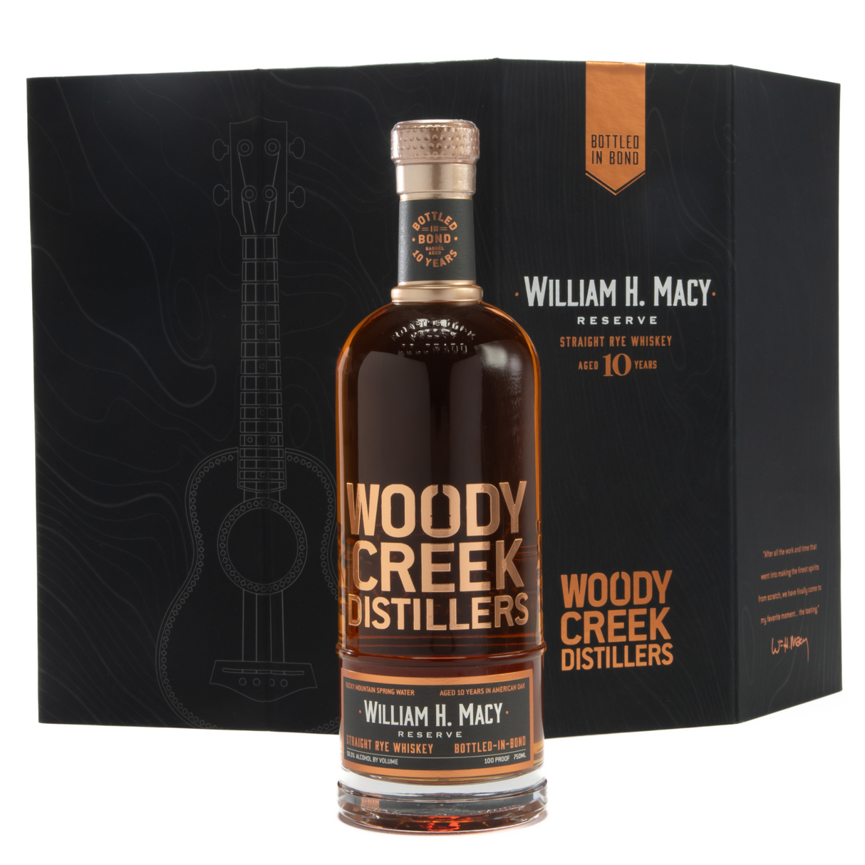 Woody Creek Distillers William H. Macy Reserve Colorado Straight Rye Whiskey