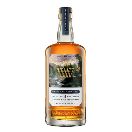 Wyoming Whiskey 5 Year Straight Bourbon Whiskey - National Parks No. 5 (Limited Edition)