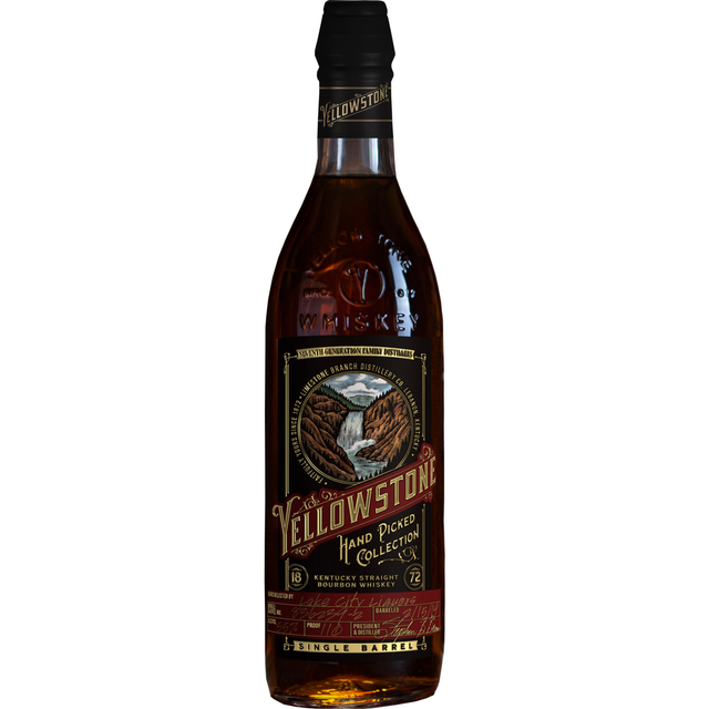 Yellowstone Hand Picked Single Barrel Bourbon Whiskey