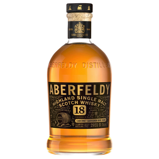Aberfeldy Single Malt Scotch Finished In Cabernet Sauvignon Wine Casks 18 Yr - Liquor Geeks
