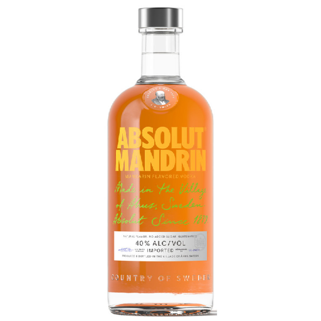 Absolut Orange Flavored Vodka Mandrin - Liquor Geeks