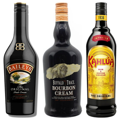 After-Dinner Trio — Baileys, Buffalo Trace Bourbon Cream & Kahlúa