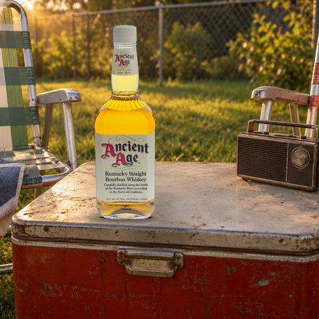 Ancient Age Kentucky Straight Bourbon Whiskey lawn chair cooler - Liquor Geeks