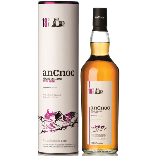 Ancnoc Single Malt Scotch 18 Yr 92 - Liquor Geeks