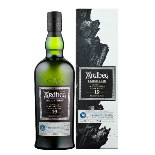 Ardbeg Single Malt Scotch Traigh Bhan 19 Yr 92 W/ 2022 Edition Gift Box - Liquor Geeks